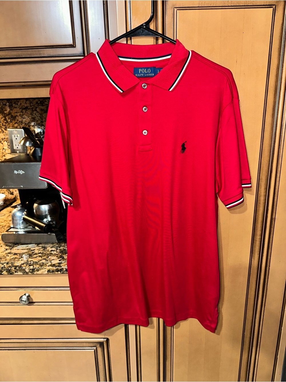 Polo by Ralph Lauren Men's Red Short-Sleeve Polo Shirt